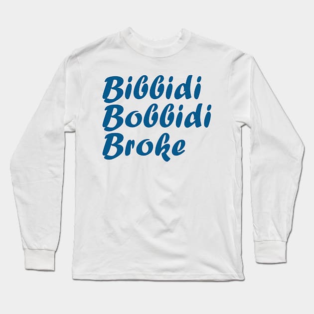 Bibbidi Bobbidi Broke Inspired Silhouette Long Sleeve T-Shirt by InspiredShadows